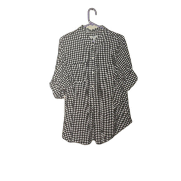 Croft and Barrow Womens size 1xl button down top - Picture 2 of 5